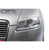 PESTAÑAS FAROS DELANTEROS ABS Audi A6 C6 Typ 4F Todos modelos Modelle AÑO  Desde 2004
