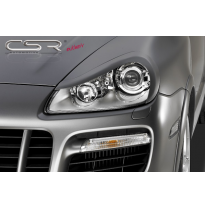 PESTAÑAS FAROS DELANTEROS ABS Porsche Cayenne I Todos modelos AÑO   2/2007-2010