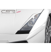 PESTAÑAS FAROS DELANTEROS ABS Lamborghini Gallardo LP500 Coupe / Spider AÑO  2003-2008