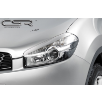 PESTAÑAS FAROS DELANTEROS ABS Nissan  Qashqai Todos modelos AÑO  2007-2010