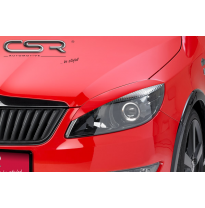 PESTAÑAS FAROS DELANTEROS ABS Skoda Roomster ab Facelift Todos modelos AÑO  Desde 2010