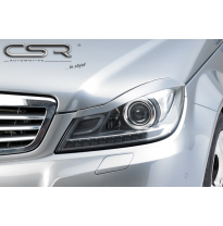 PESTAÑAS FAROS DELANTEROS ABS Mercedes Benz C-Klasse W204,C204,S204 Coupé / Kombi / Limo AÑO  Desde 03/2011