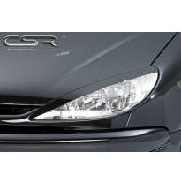 PESTAÑAS FAROS DELANTEROS ABS Peugeot 206 Todos modelos AÑO  1998-2006