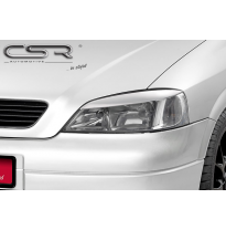PESTAÑAS FAROS DELANTEROS ABS Opel Astra G Todos modelos AÑO  1998-2005