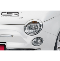 PESTAÑAS FAROS DELANTEROS ABS Fiat 500 Todos modelos AÑO  Desde 2007