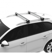 Kit barras de techo Cruzber CRUZ Airo Aluminio Mercedes Clase C Coupé 2p (C204 - fixpoint con techo de vidrio) Año: 2011 - 2015