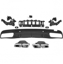 Difusor Paragolpes Trasero. W205 Mercedes Año:  14-18      Limousine