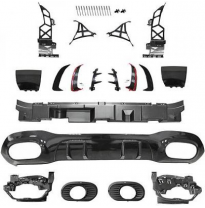 Difusor Paragolpes Trasero W177 Mercedes Año:  18-&gt;&gt;        A35 Look