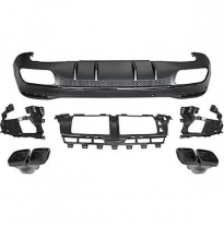 Difusor Trasero Deportivo V167 Mercedes-Benz Año:  18-&gt;&gt;         Gle 63 Look