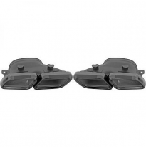 Colas De Escape Negras W205 Mercedes-Benz Año:  14-&gt;&gt;