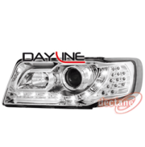Faros Luz Diurna Audi 100/A6 12.90-08.94 _ _Intermitente De Led