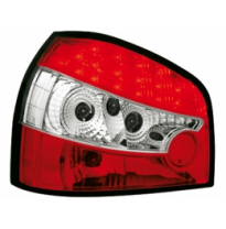 Led Pilotos Traseros Audi A3 8l 9.96+ _ Rojo/Cristal