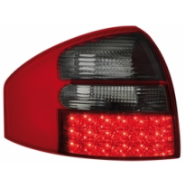 Pilotos Traseros Led Audi A6 97-04 _ Rojo/Ahumado