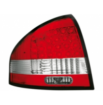 Led Pilotos Traseros Audi A6 97-04 _ Rojo/Cristal