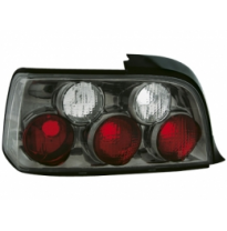 Pilotos Traseros Clear Glass Bmw E36 Coupé _ Negrocromado