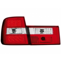 Led-Pilotos Traseros Bmw E34 Lim. 85-95 _ Rojo/Cristal