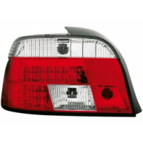 Led-Pilotos Traseros Bmw E39 _ Rojo/Cristal