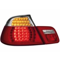 Led Pilotos Traseros Bmw E46 2d 98-01 _ Rojo/Cristal