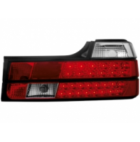 Pilotos Traseros Led Bmw E32 Serie 7 88-94 _ Rojo/Cristal