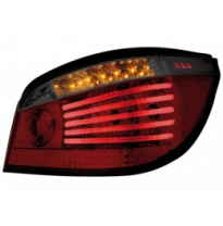 Pilotos Led Bmw E60 04+ _ Rojo/Ahumado