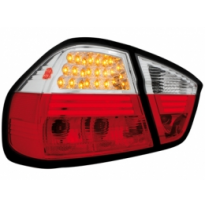Pilotos Traseros Led Bmw E90 _ 05-08 _Sedan_ Rojo/Cristal / Con Intermitente De Led