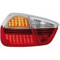 Pilotos Traseros Led Bmw E90 _ 05+ _Sedan_ Rojo/Clear / Con Intermitente De Led