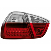 Pilotos Traseros Led Bmw E90 _ 05+ _ Rojo/Cristal