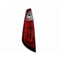 Led Pilotos Traseros Ford Focus 04+ _5p _ Rojo/Cristal