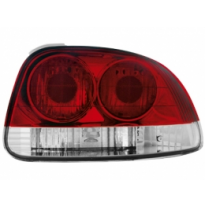 Pilotos Lexus Honda Crx Del Sol 93-96 _ Rojo/Cristal