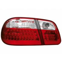 Led Pilotos Traseros Mercedes Benz E-Klasse W210 95-02 Rojo/Crys.