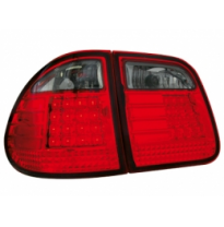 Pilotos Traseros Led Mercedes Benz W210 T-Modell _ Rojo/Negro