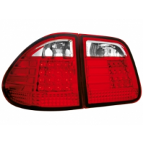 Pilotos Traseros Led Mercedes Benz W210 T-Modell _ Rojo/Cristal