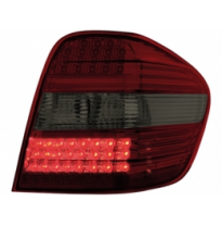 Pilotos Led Mercedes Benz M-Klasse 05+ _ Rojo/Smoke