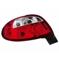 Pilotos Traseros Peugeot 206 _ Rojo /Cristal