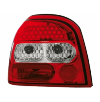 Led Pilotos Traseros Golf Iii _ Rojo/Cristal