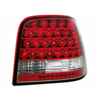 Led Pilotos Traseros Golf Iv _ Rojo/Cristal (Rojo)