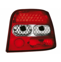 Led Pilotos Traseros Vw Golf Iv _ Rojo/Cristal