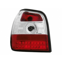 Led Pilotos Traseros Vw Polo 6n 95-98 _ Rojo/Cristal