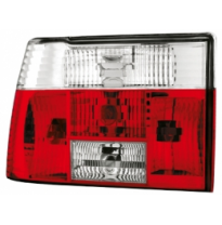 Pilotos Traseros Vw Jetta Ii (19e) 1/84-12/92 _ Rojo/Cristal