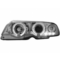 Faros Bmw E46 2p 98-01 _ 2 Angel Eyes De Luz De Posición