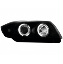 Faros Bmw E90 _ 2 Angel Eyes De Luz De Posición _ Negro