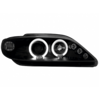 Faros Citroen Xsara 97-99 _ 2 Angel Eyes (Ojos De Ángel) _ Negro