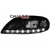 Faros Luz Diurna Citroen Saxo 00-04 _  _Negros