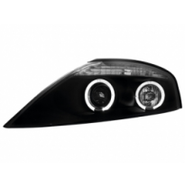 Faros Angel Eyes Citroen C3 02+ _ 2 Angel Eyes De Luz De Posición _ Negro