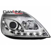 Faros Luz Diurna Ford Fiesta 02-05 _ _Con Motor