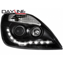 Faros Luz Diurna Ford Fiesta 02-05 _ _Negros