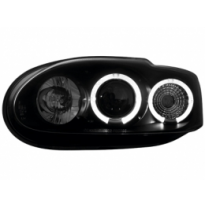 Faros Ford Escort Mk6/7 _ 2 Angel Eyes (Ojos De Ángel) _ Negro