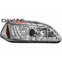 Faros Luz Diurna Honda Civic 2/5 P. 96-98 _ Intermitente De Led