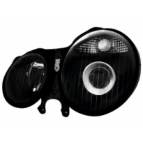 Faros Mercedes Benz W210 95-98 Clase E_Negro