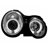 Faros M. Benz C208 Clk 97-02 _ 2 Angel Eyes De Luz De Posición